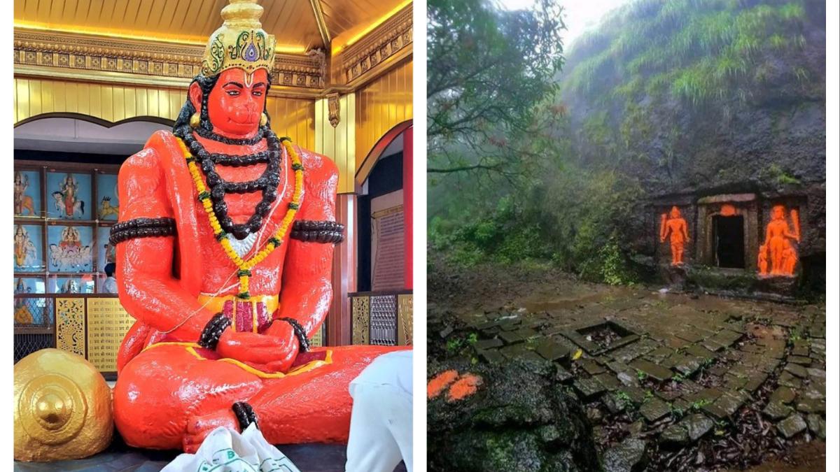 अभिनेता चंकी पांडे नाशकात... 'हनुमान जन्मभूमी' अंजनेरी येथे घेतले दर्शन...