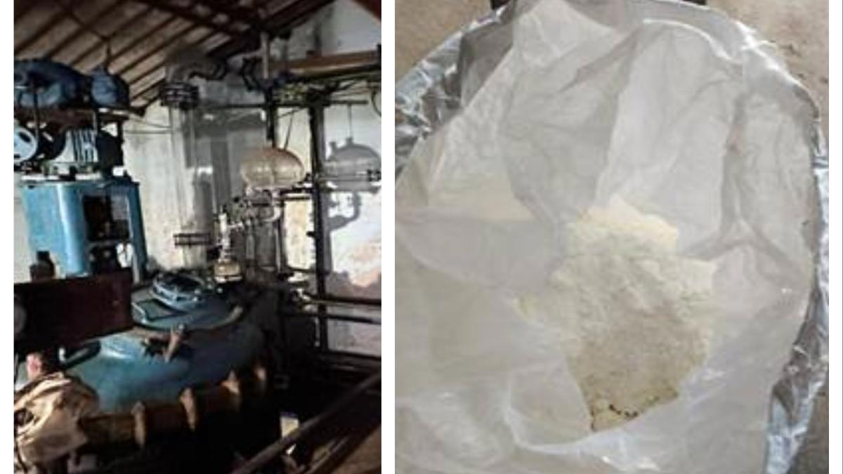 धक्कादायक...  कारखान्यात सापडले एवढे घबाड...  अधिकारीही चक्रावले...