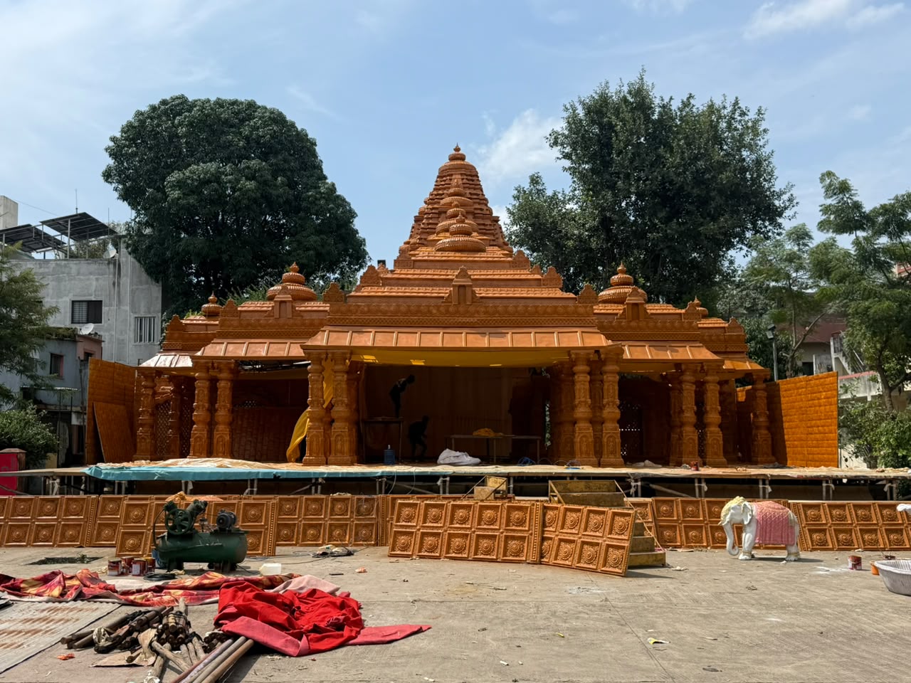अयोध्येतील श्रीराम मंदिराची ५० फुटी भव्य प्रतिकृती...  नाशकात येथे साकारणार...