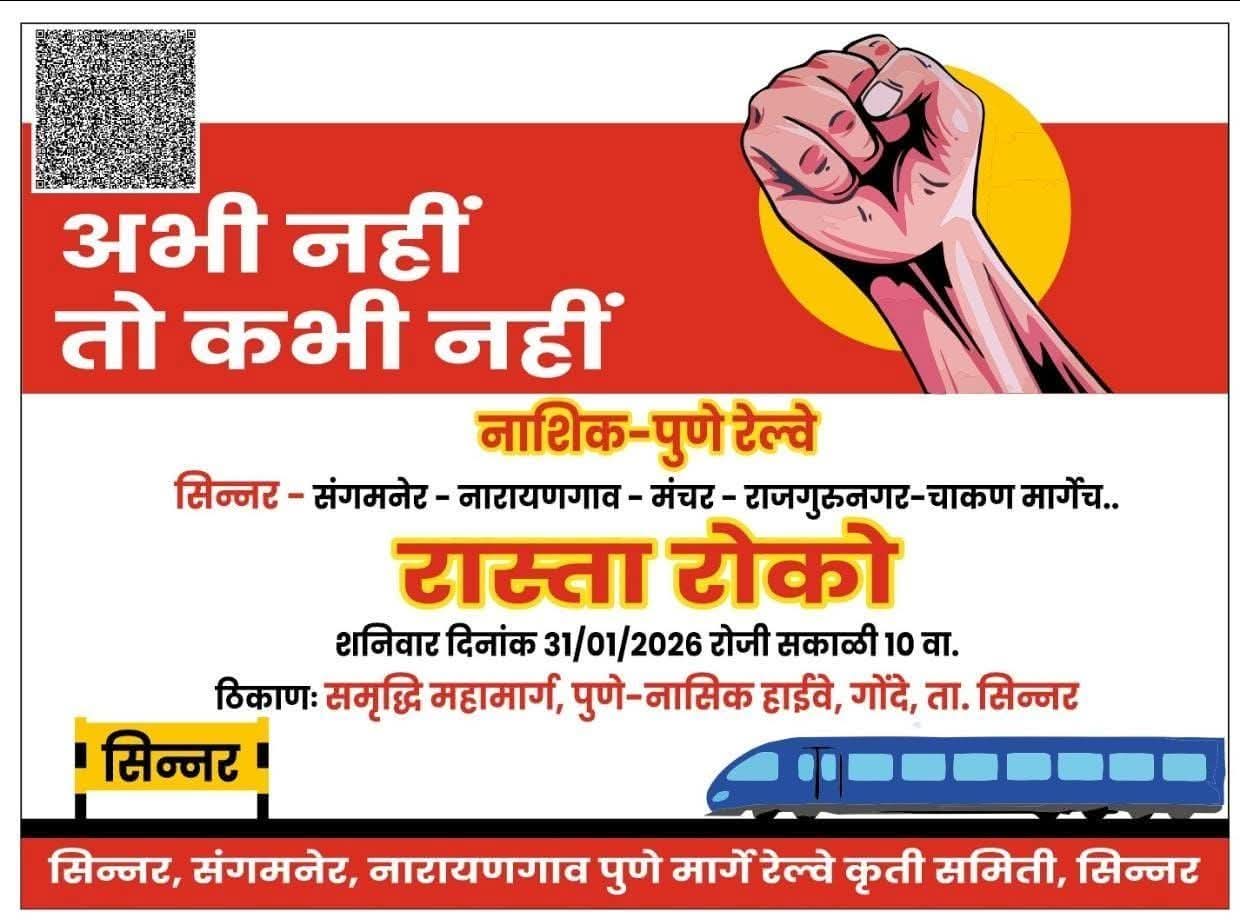 सिन्नरकर आक्रमक... समृद्धी महामार्ग रोखण्याचा सर्वपक्षीय निर्धार...