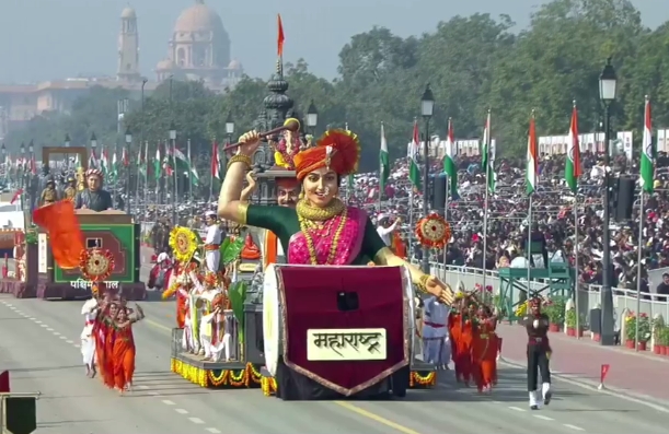 प्रजासत्ताक दिनाच्या संचलनात महाराष्ट्राचा चित्ररथ देशात सर्वोत्कृष्ट