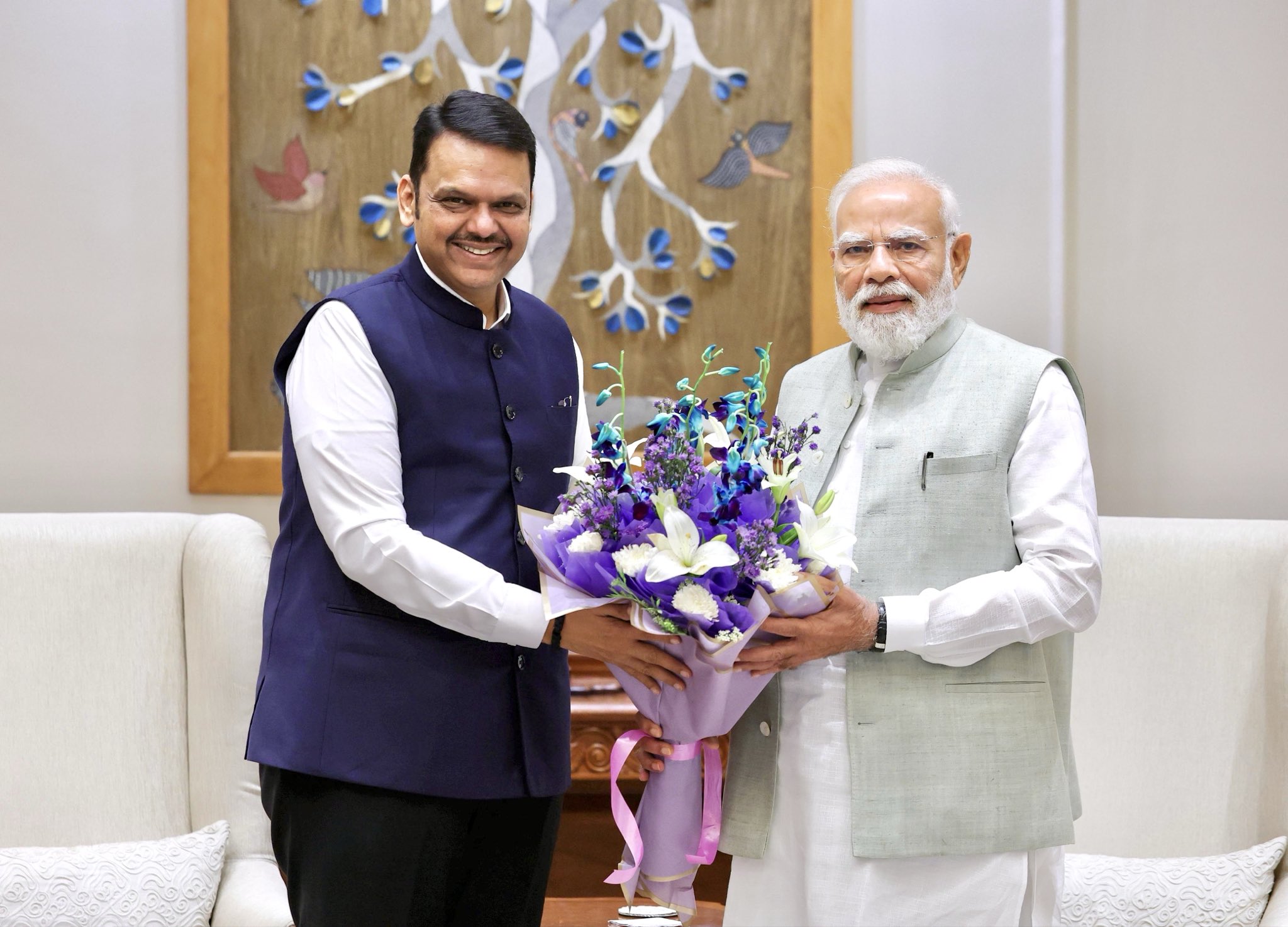 मुख्यमंत्री फडणवीसांनी घेतली पंतप्रधान मोदींची भेट...  काय झाली चर्चा?